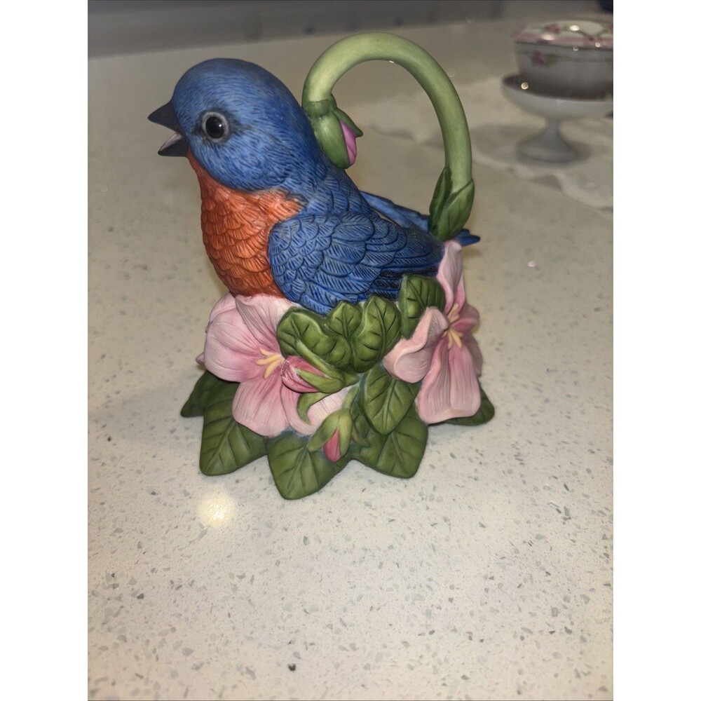 Vintage Lenox Blue Bird Creamer: Watering Can by Catherine McClung
